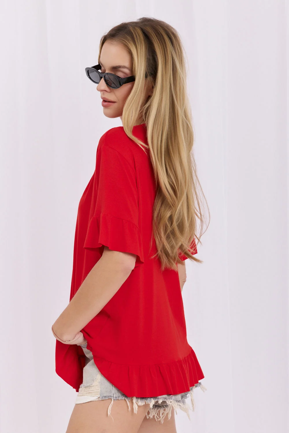 Chemisier rouge – Image 4
