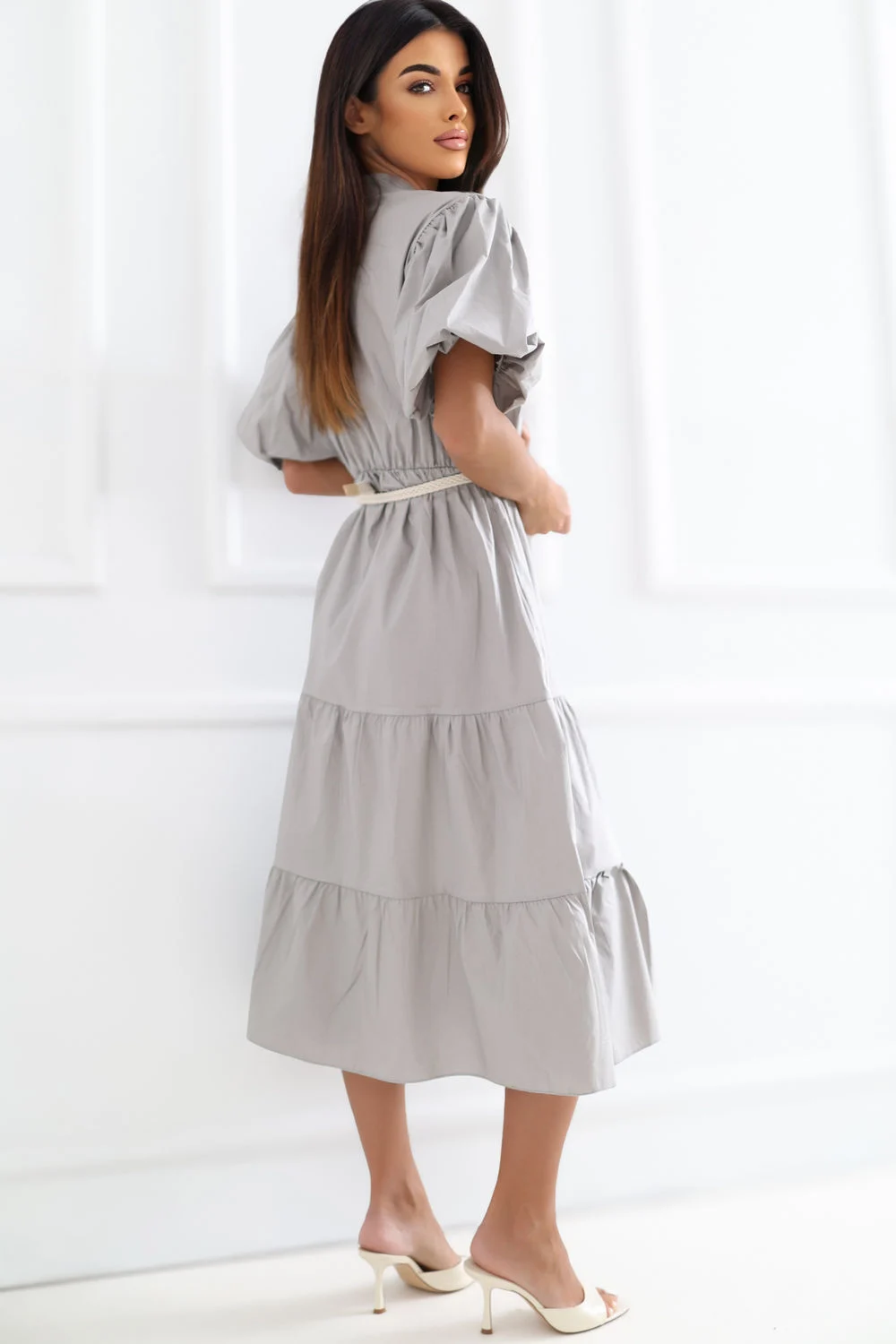 Robe de jour beige – Image 3