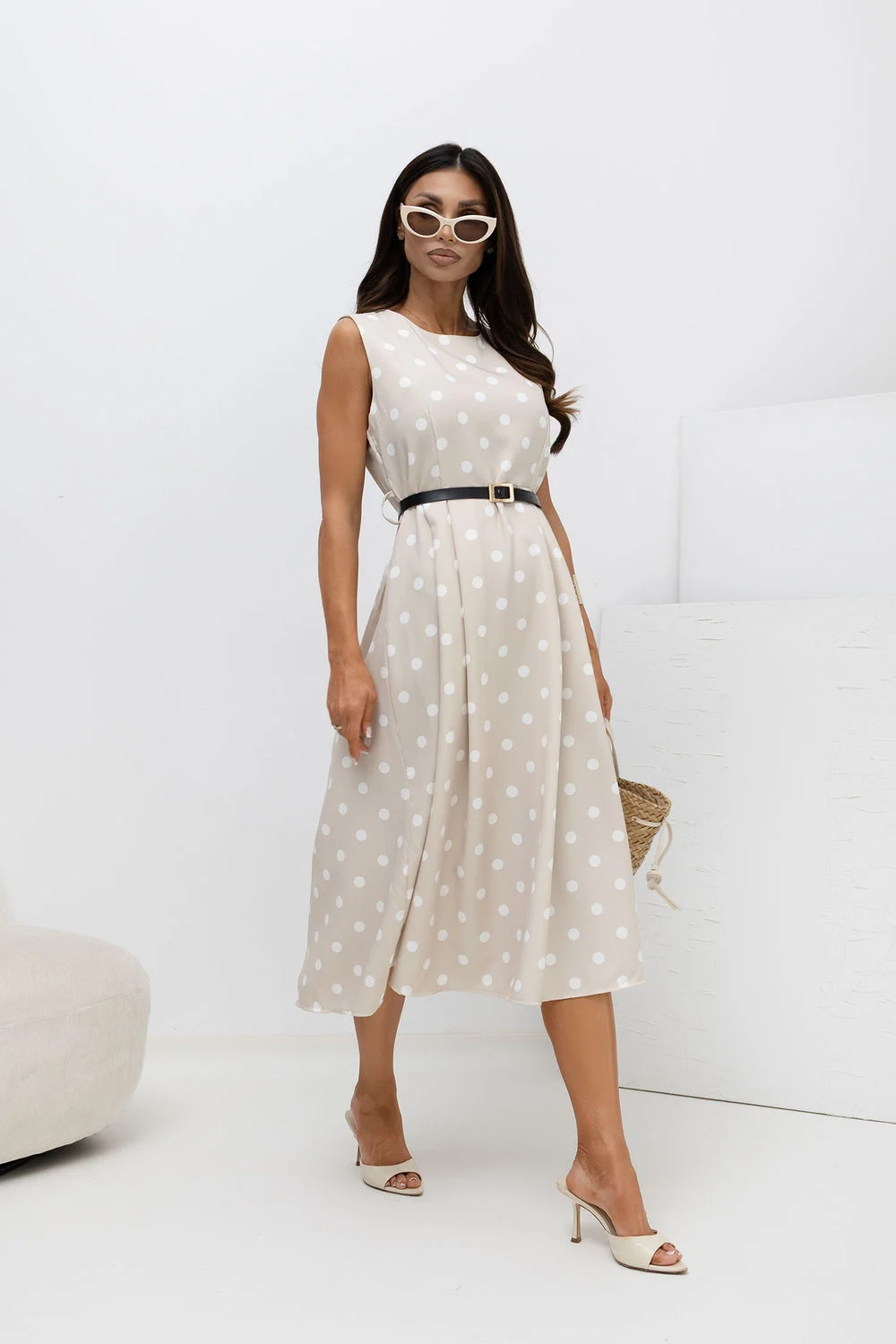 Robe de jour beige – Image 2