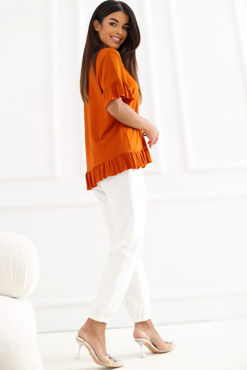 Chemisier orange – Image 3