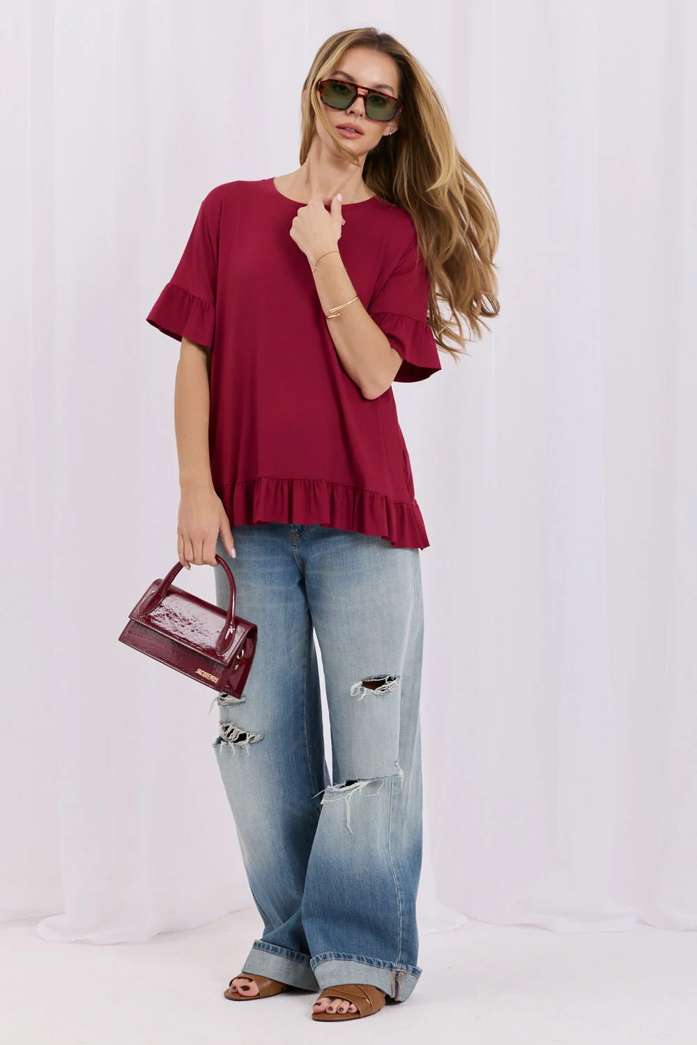 Chemisier rouge – Image 2