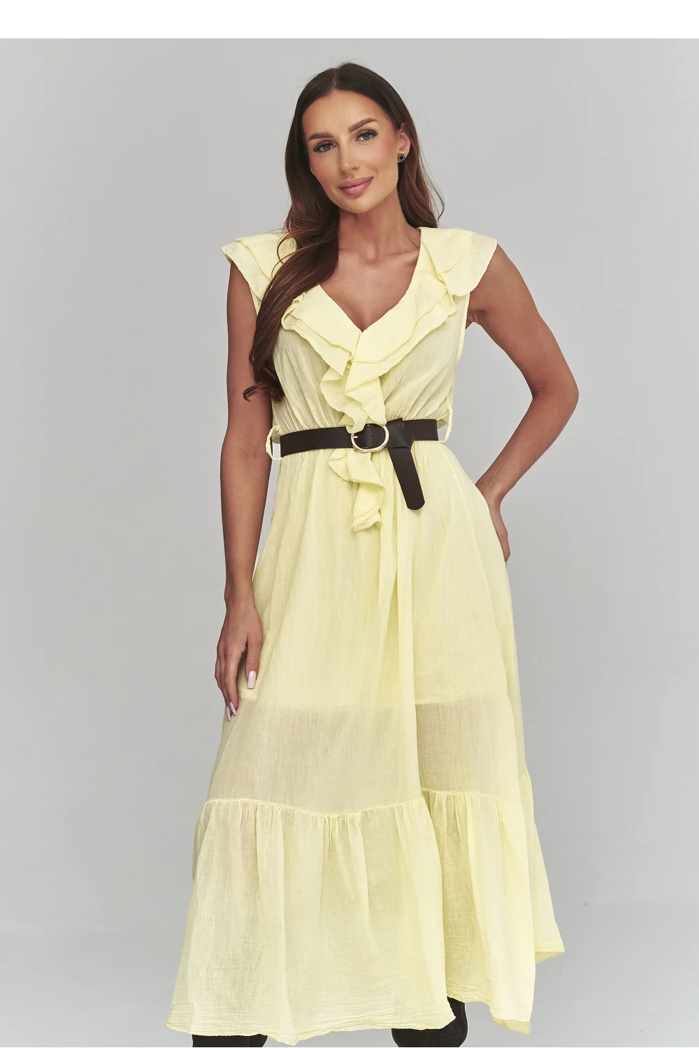 Robe de jour jaune