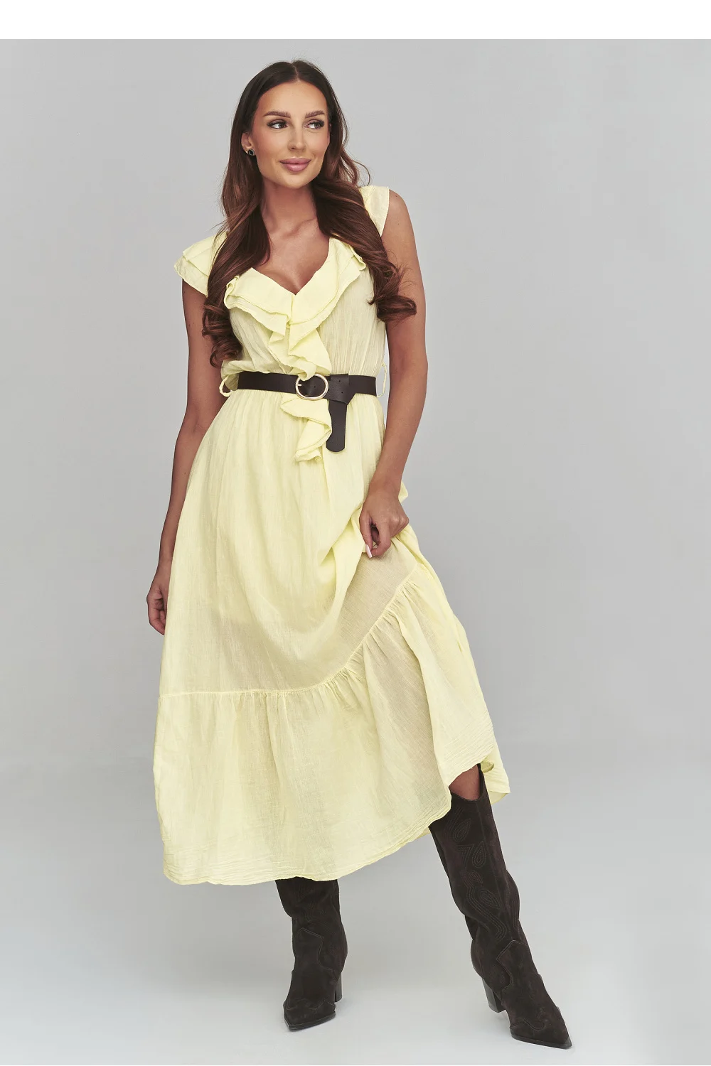 Robe de jour jaune – Image 2