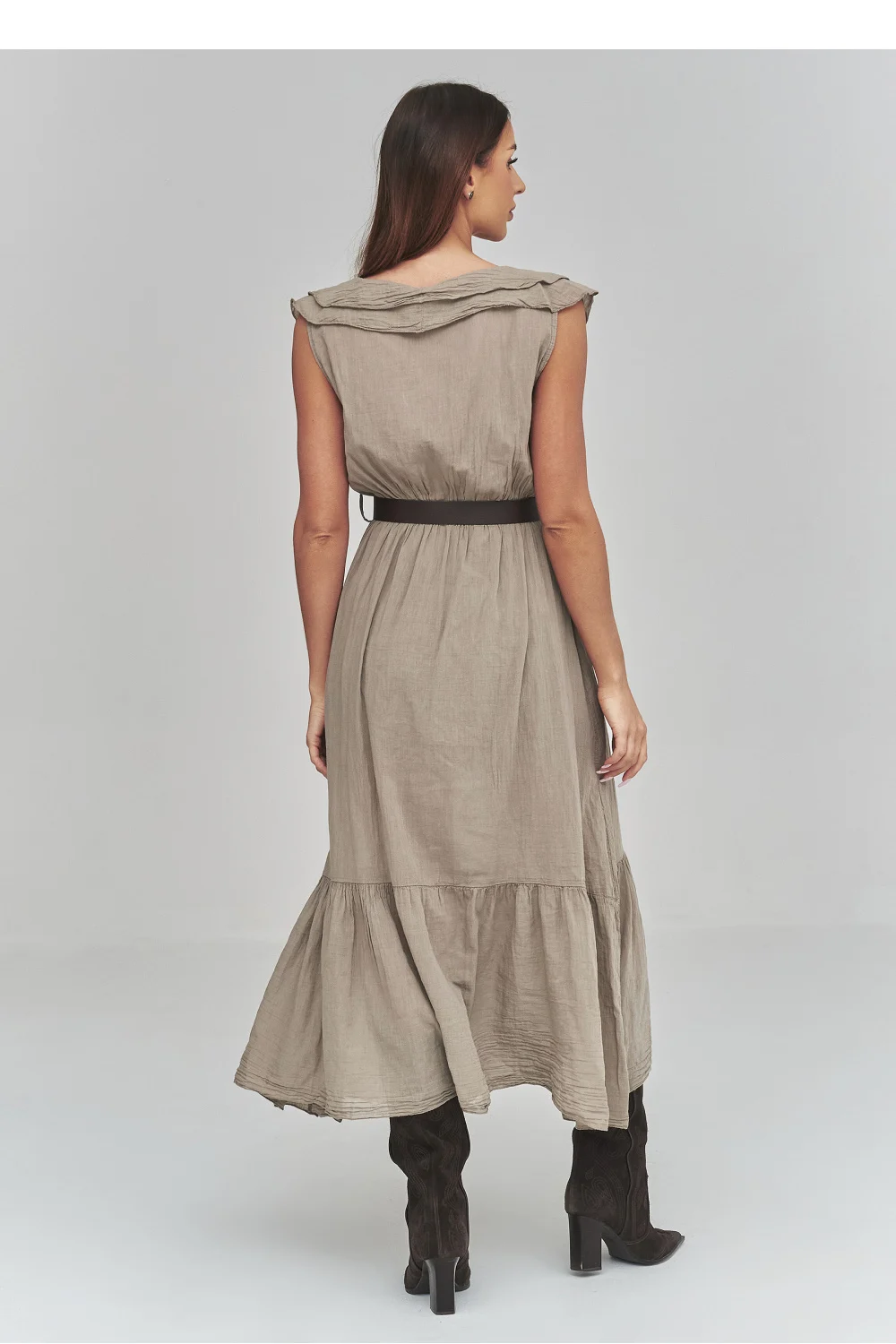 Robe de jour brune – Image 3