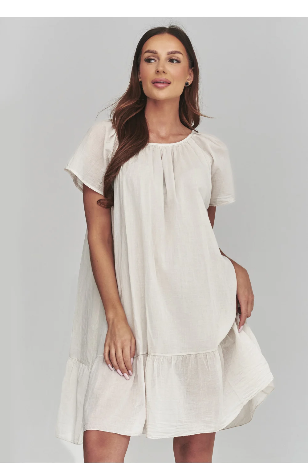 Robe de jour beige