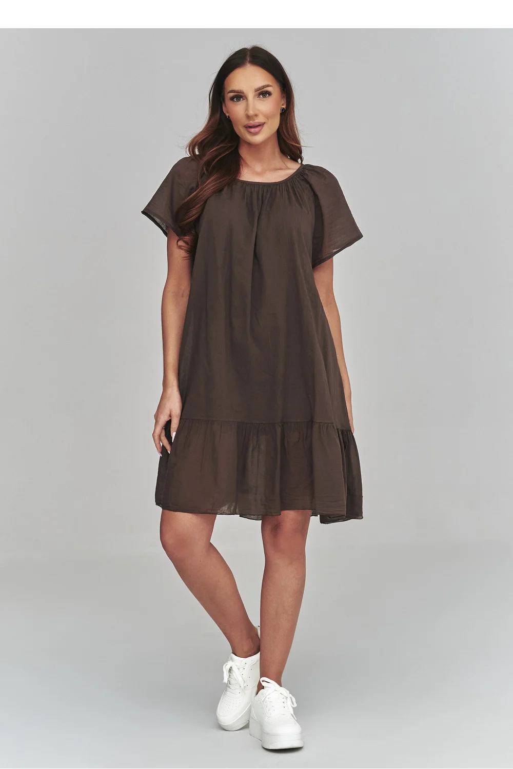 Robe de jour brune – Image 2
