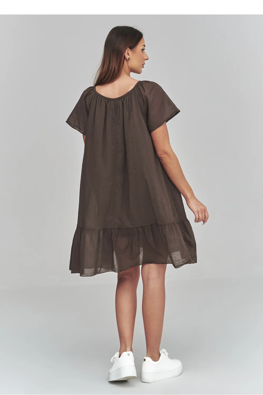 Robe de jour brune – Image 3