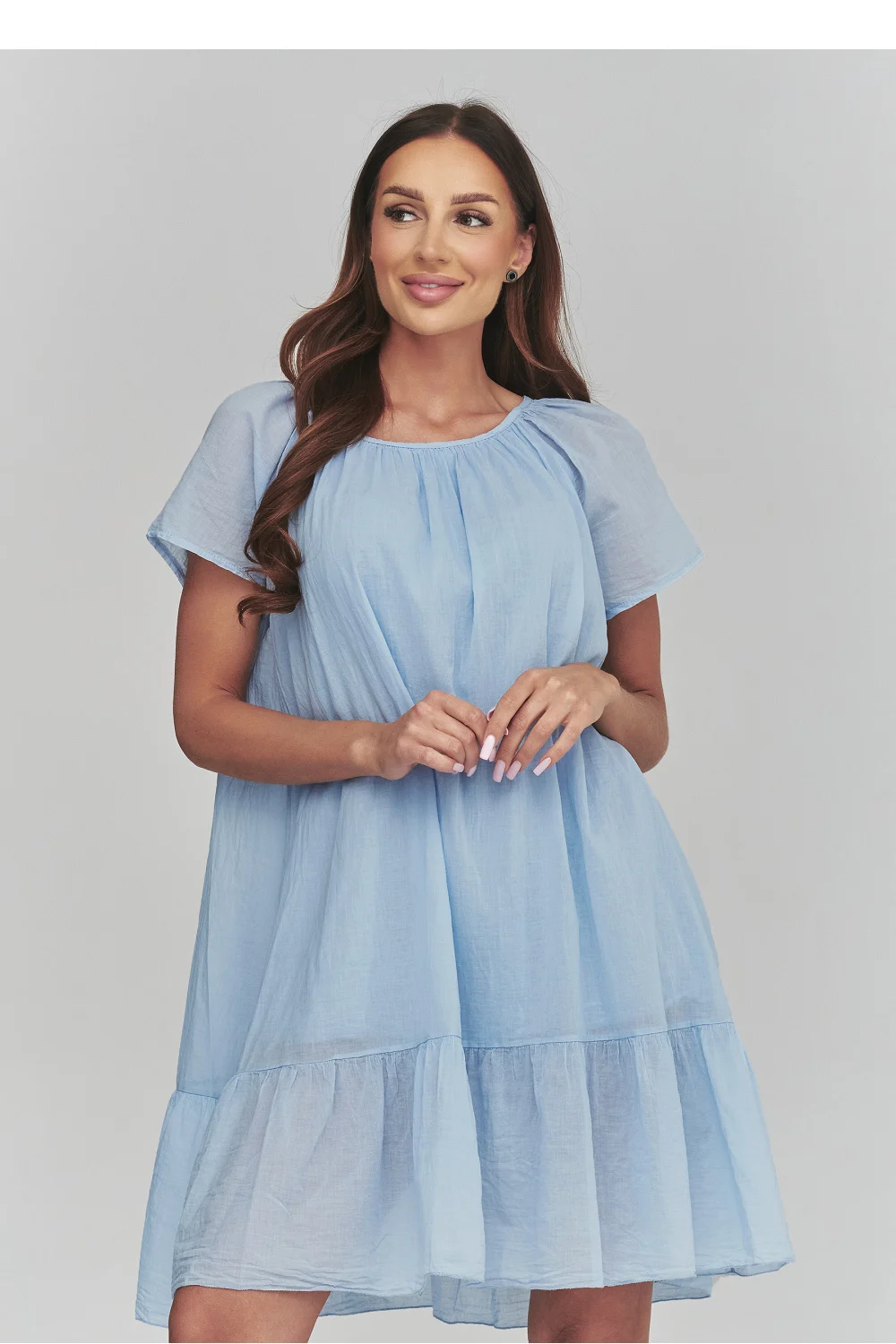 Robe de jour bleue
