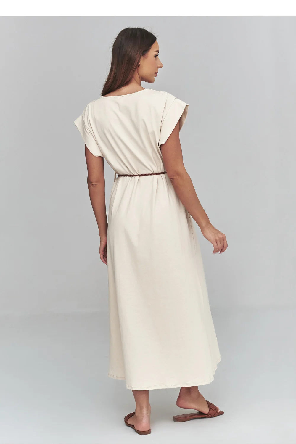 Robe de jour beige – Image 2