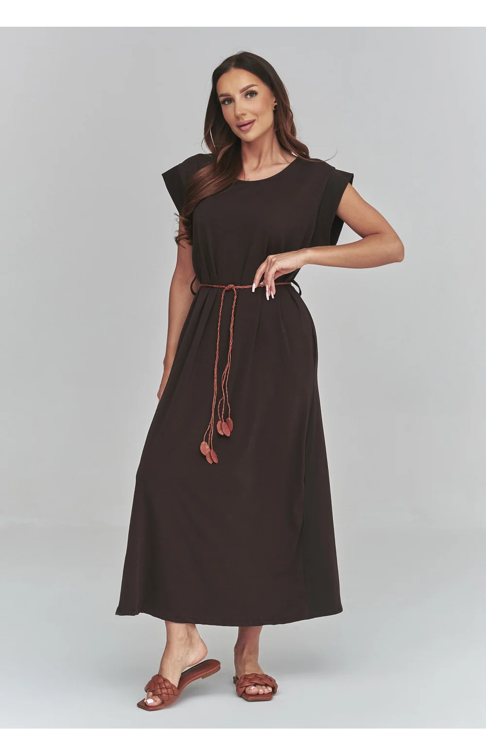 Robe de jour brune – Image 2