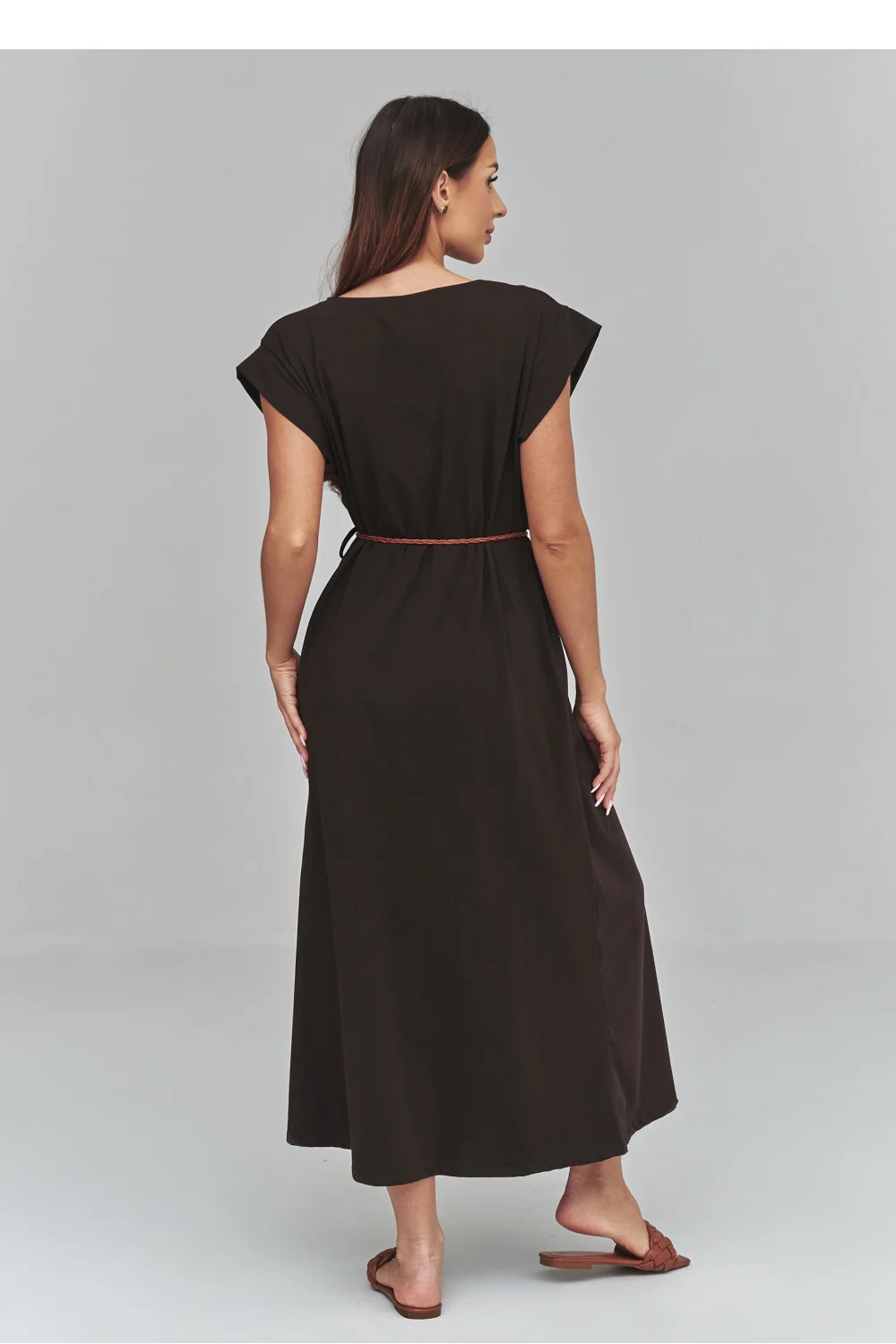 Robe de jour brune – Image 3