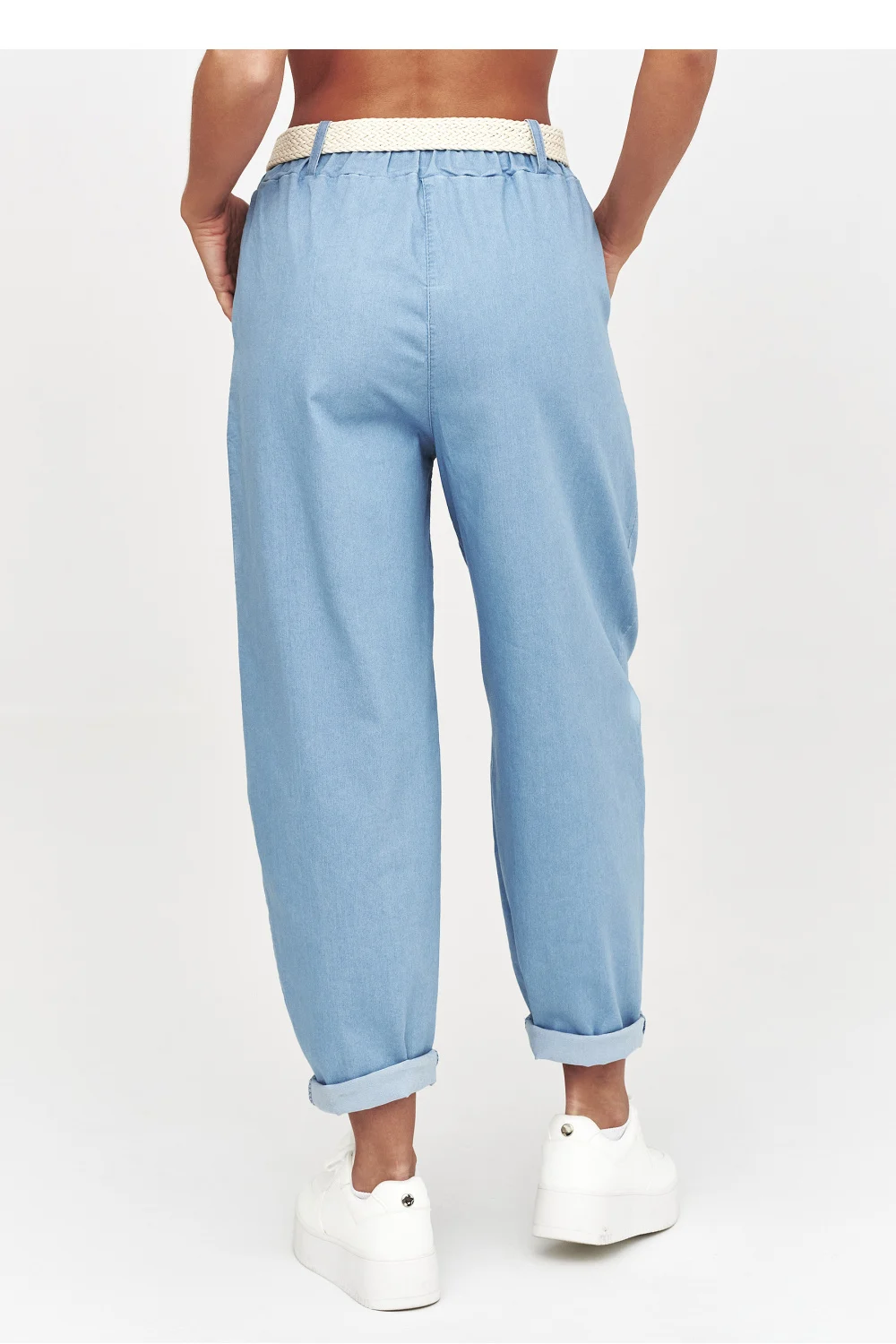 Pantalon femme bleu – Image 3