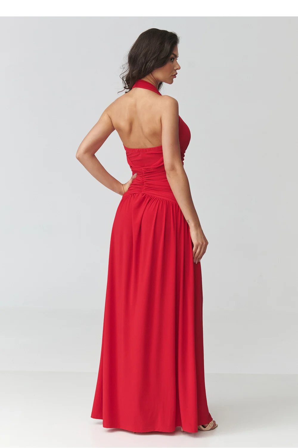 Robe longue rouge – Image 3