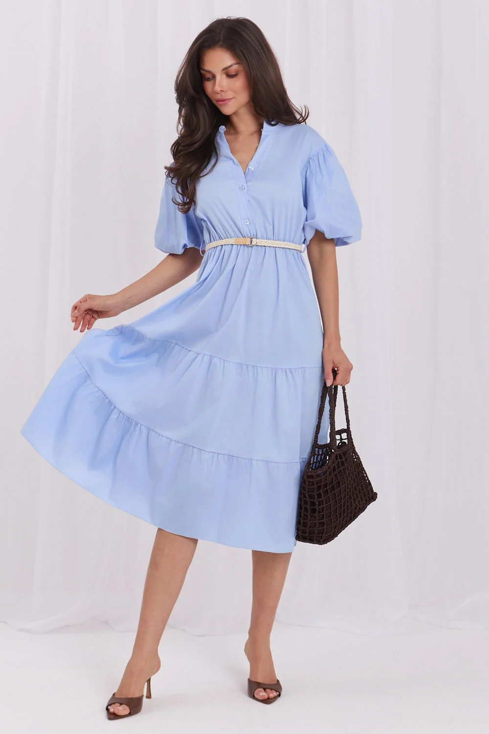 Robe de jour bleue – Image 2