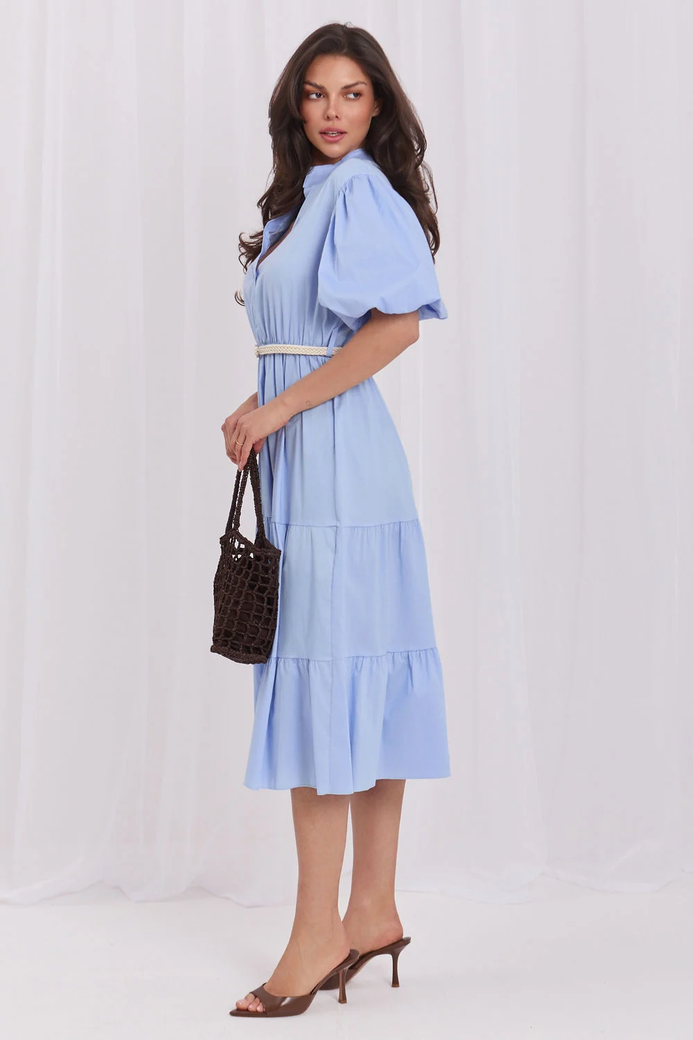 Robe de jour bleue – Image 3