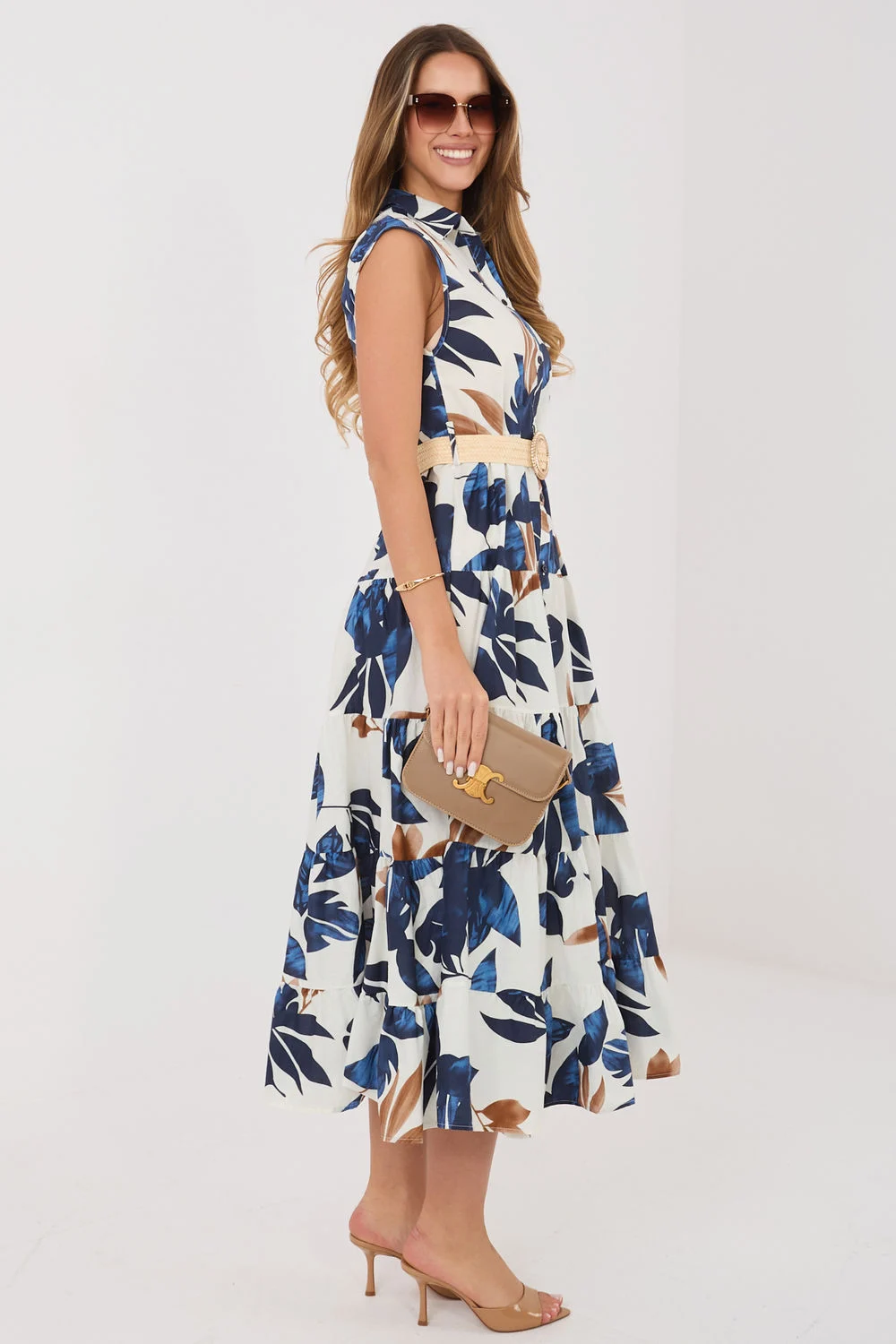 Robe de jour bleue marine – Image 2