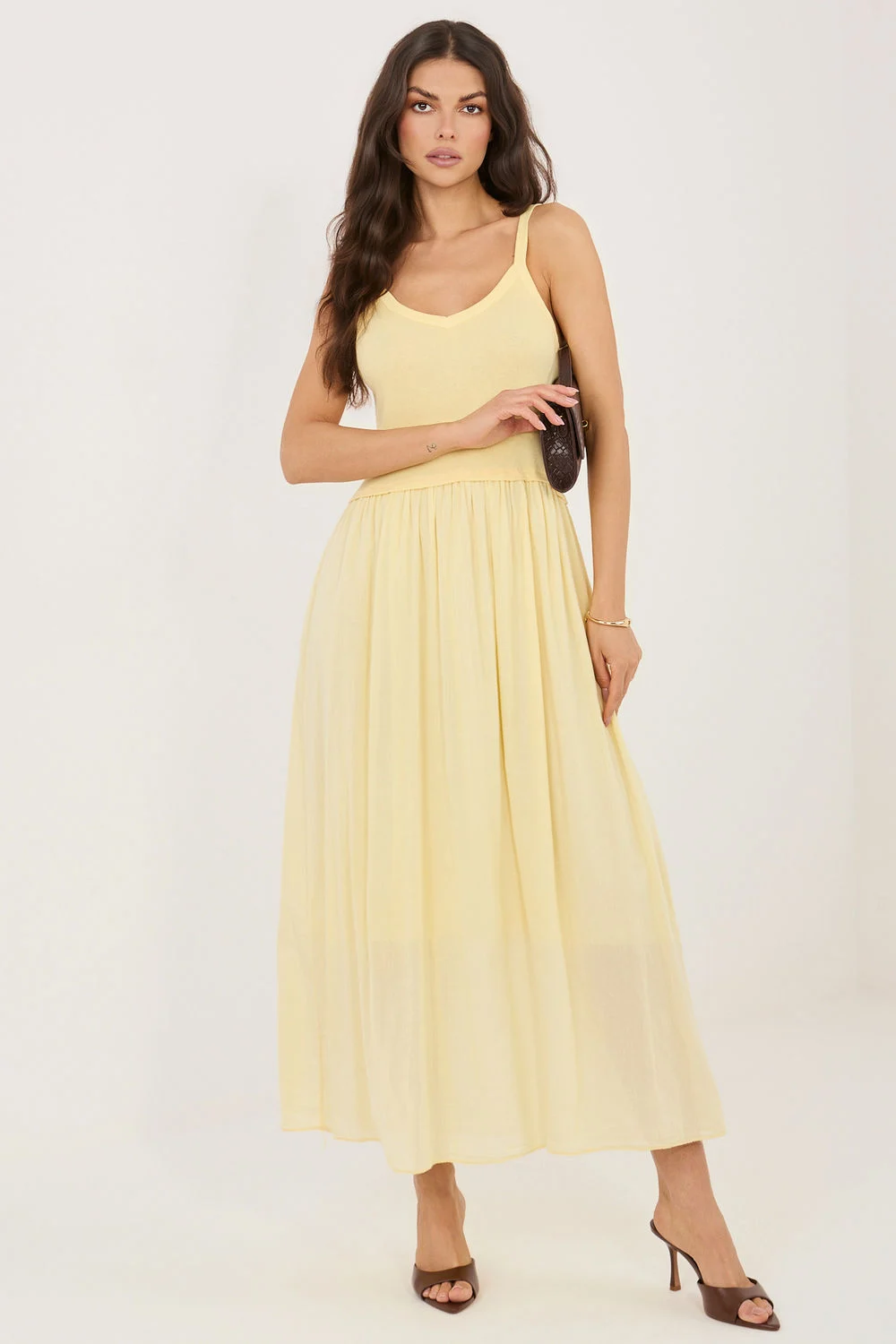 Robe de jour jaune