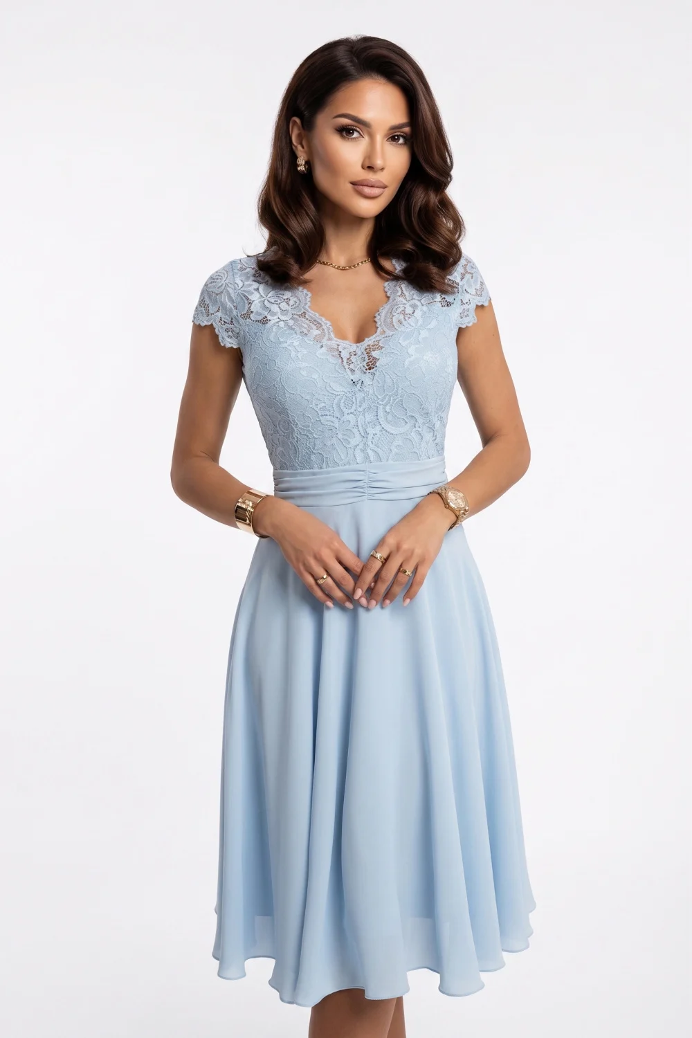 Robe de soirée bleue – Image 2