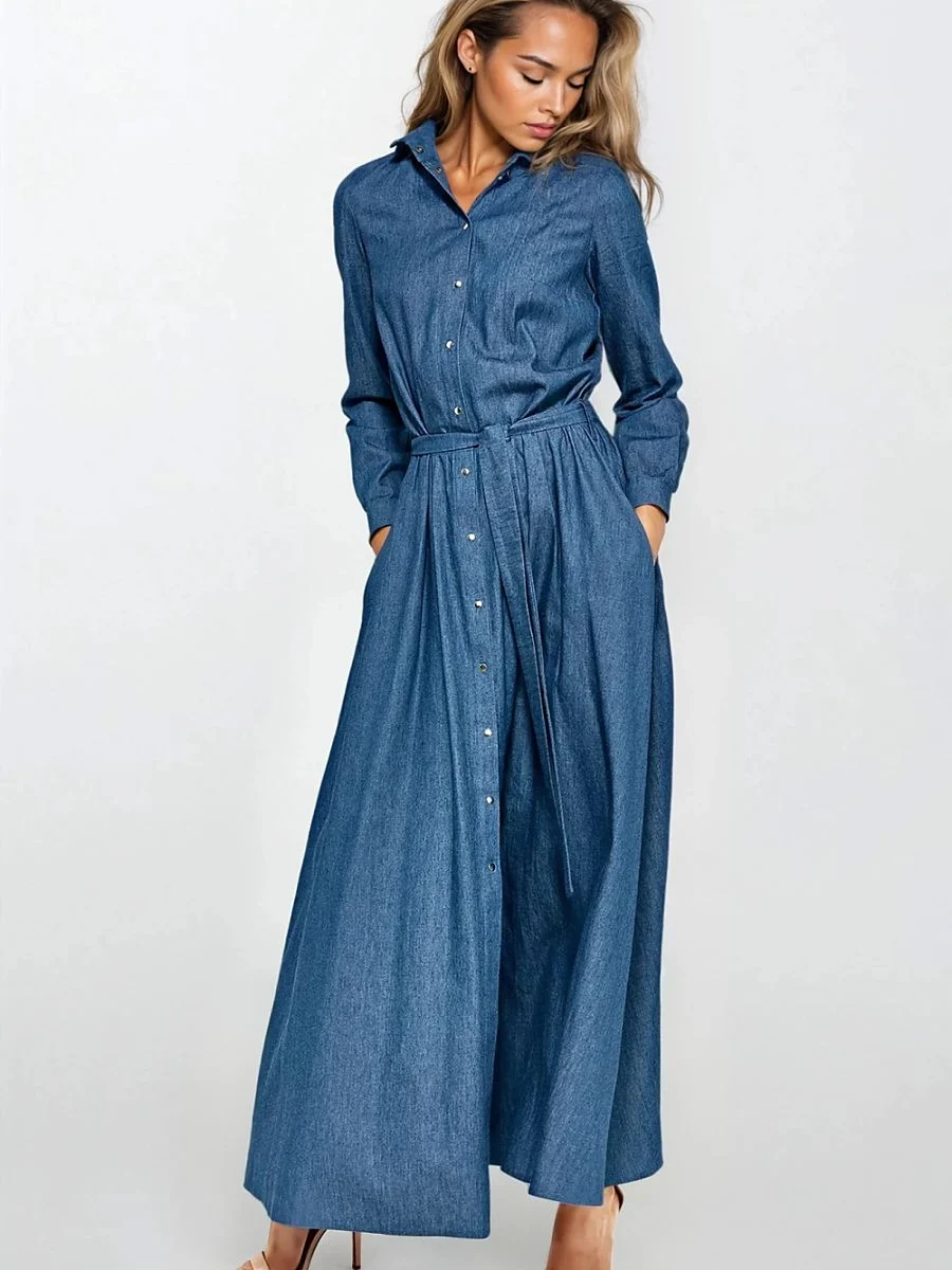 Robe de jour bleue