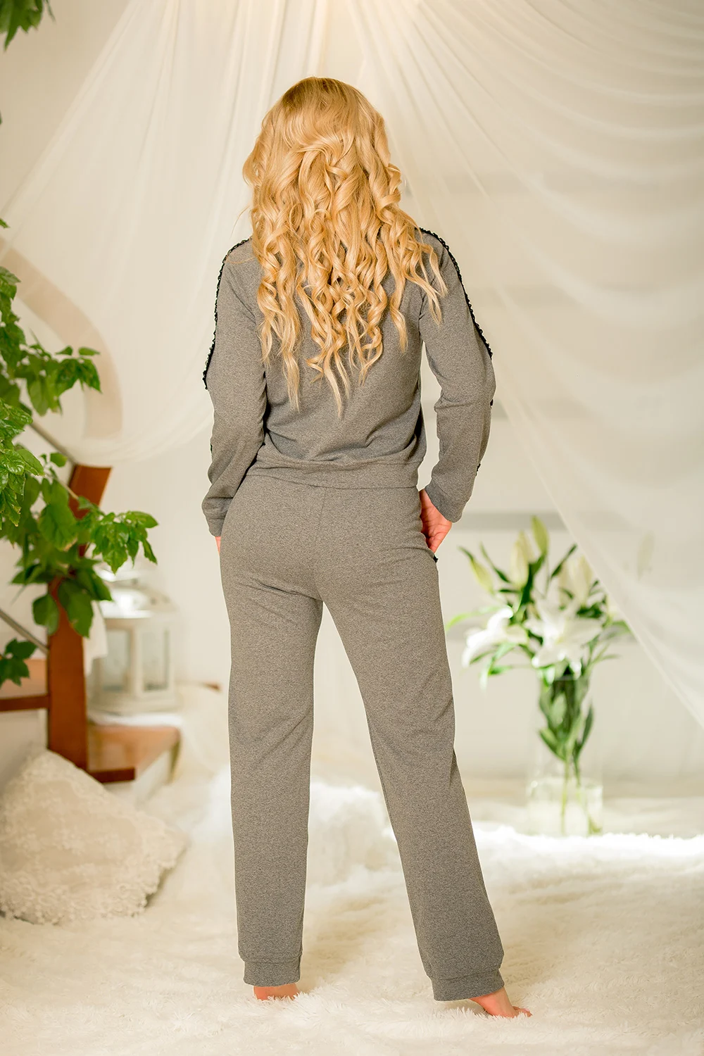 Sweatshirt gris – Image 3