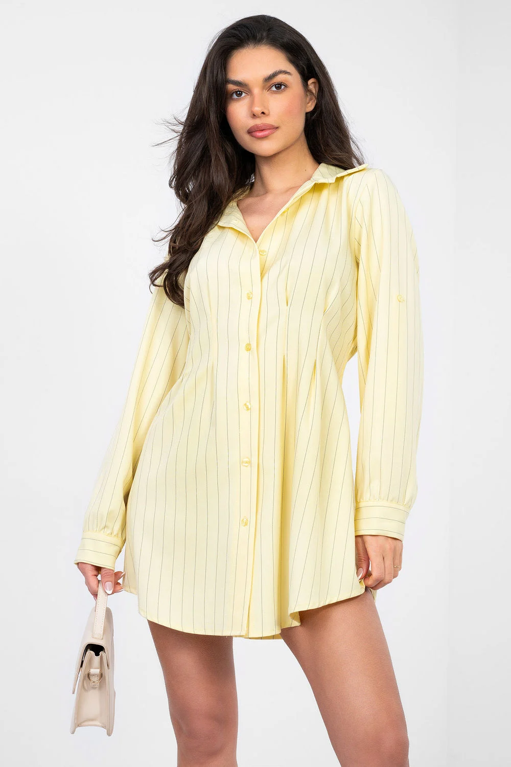 Robe de jour jaune