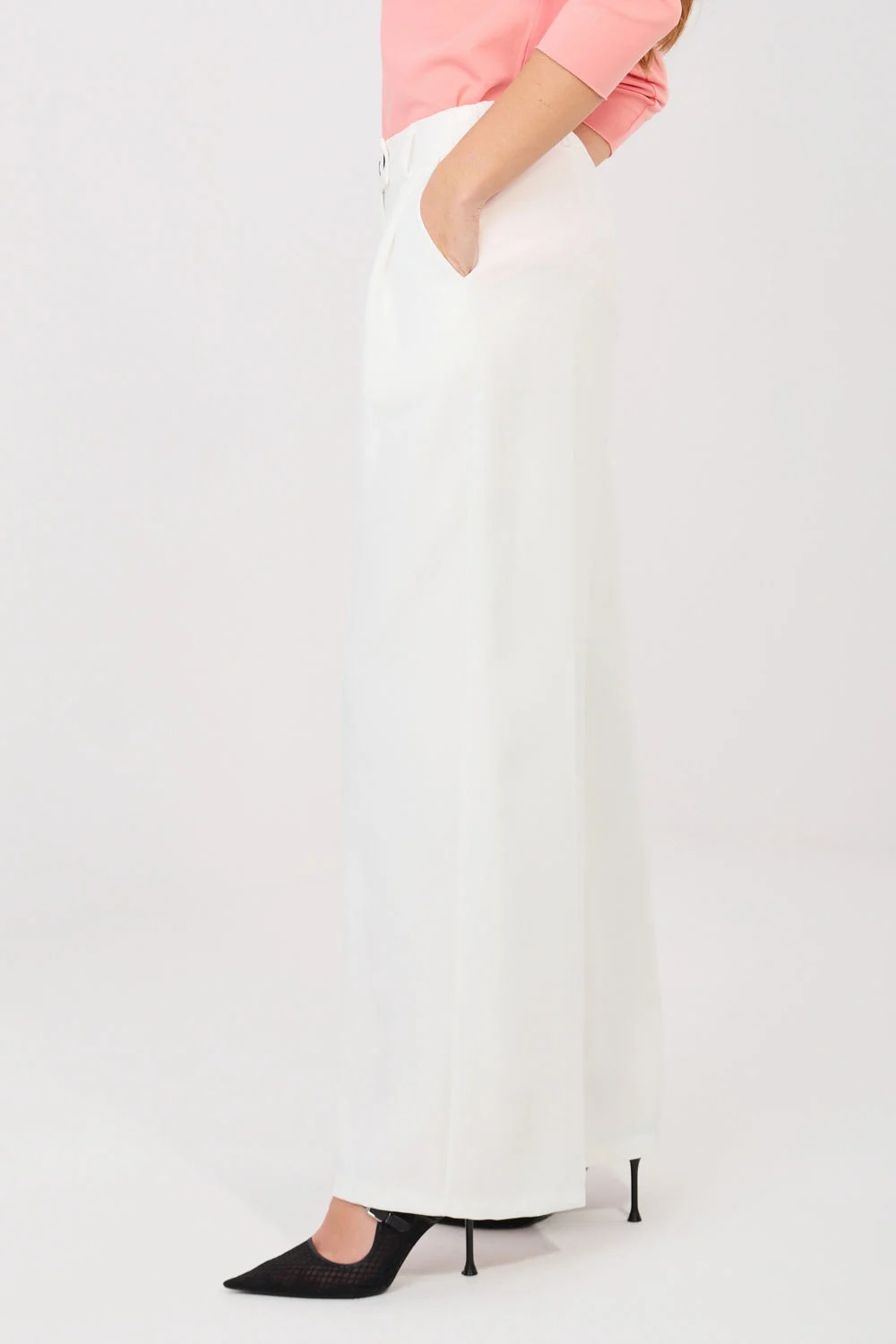 Pantalon femme beige – Image 2