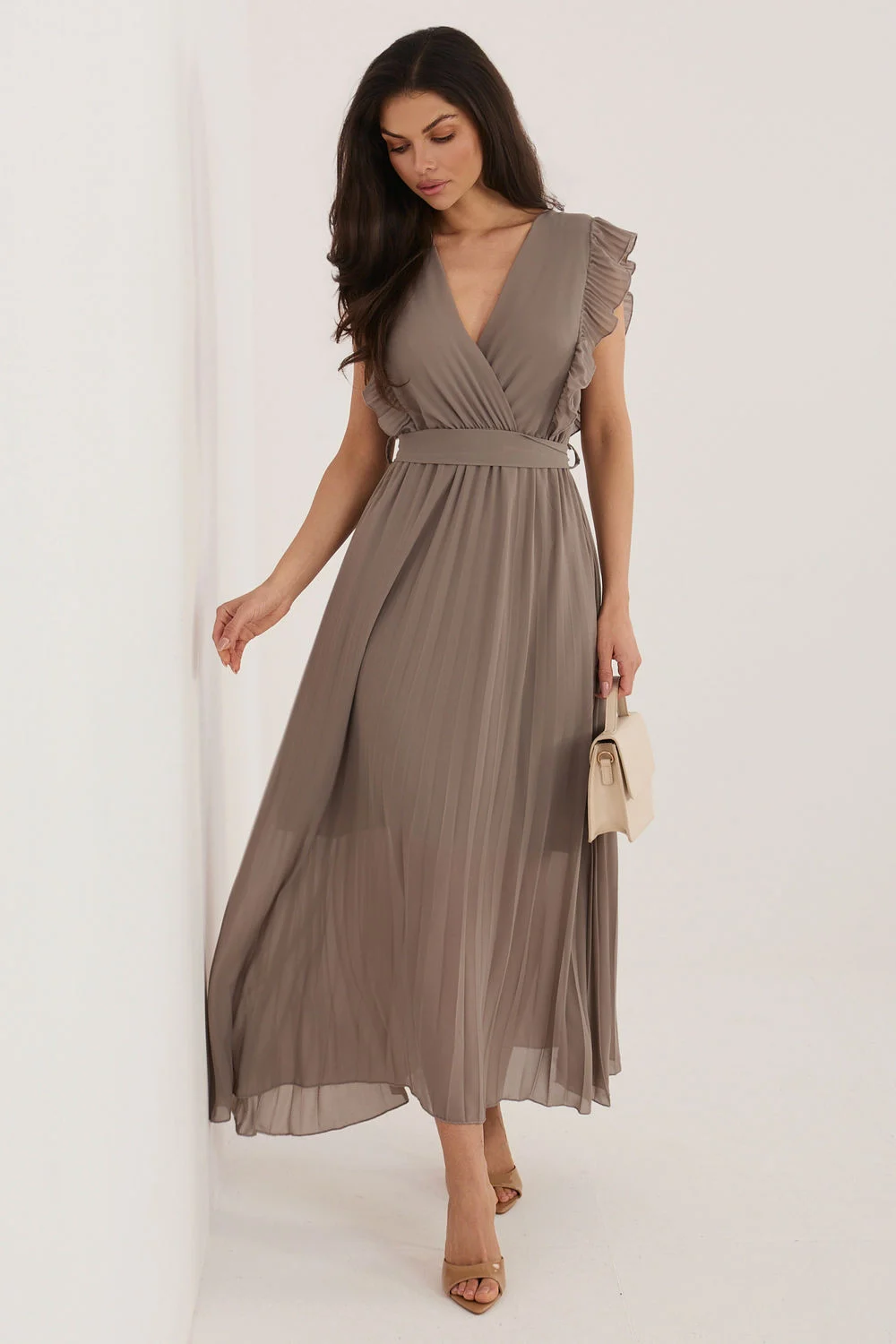 Robe de jour beige