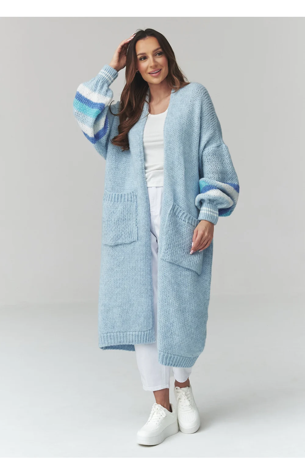 Cardigan bleu – Image 2