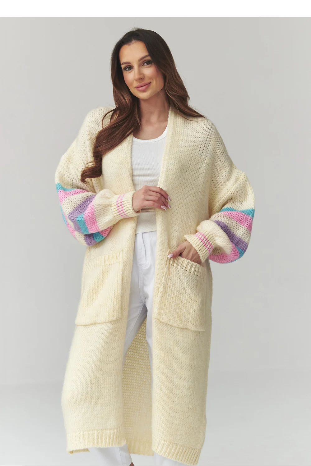 Cardigan jaune – Image 1