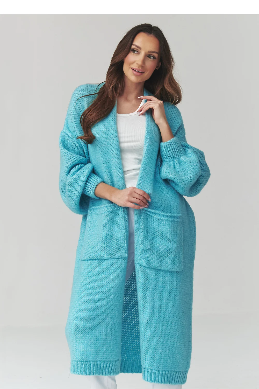 Cardigan bleu – Image 1