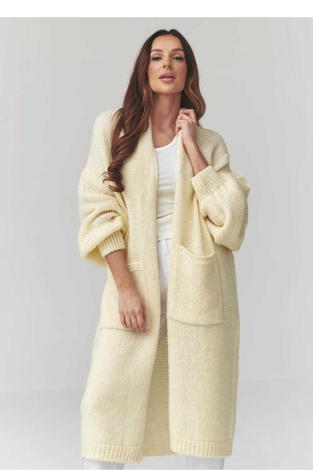 Cardigan jaune