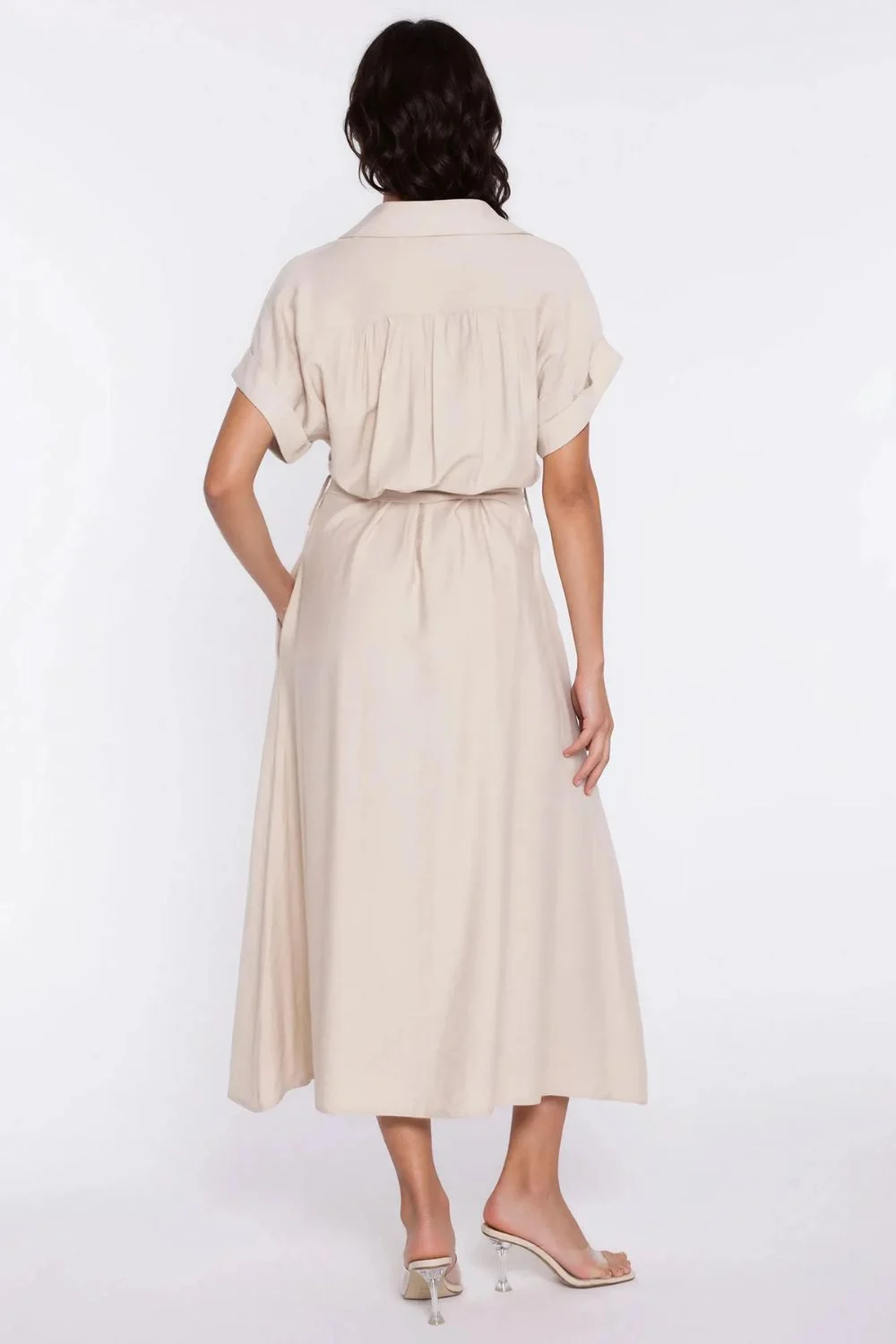 Robe de jour beige – Image 4