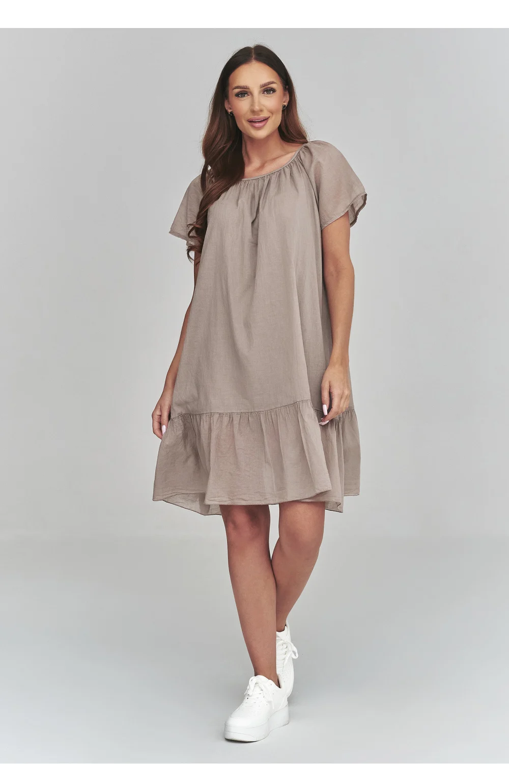Robe de jour brune – Image 2