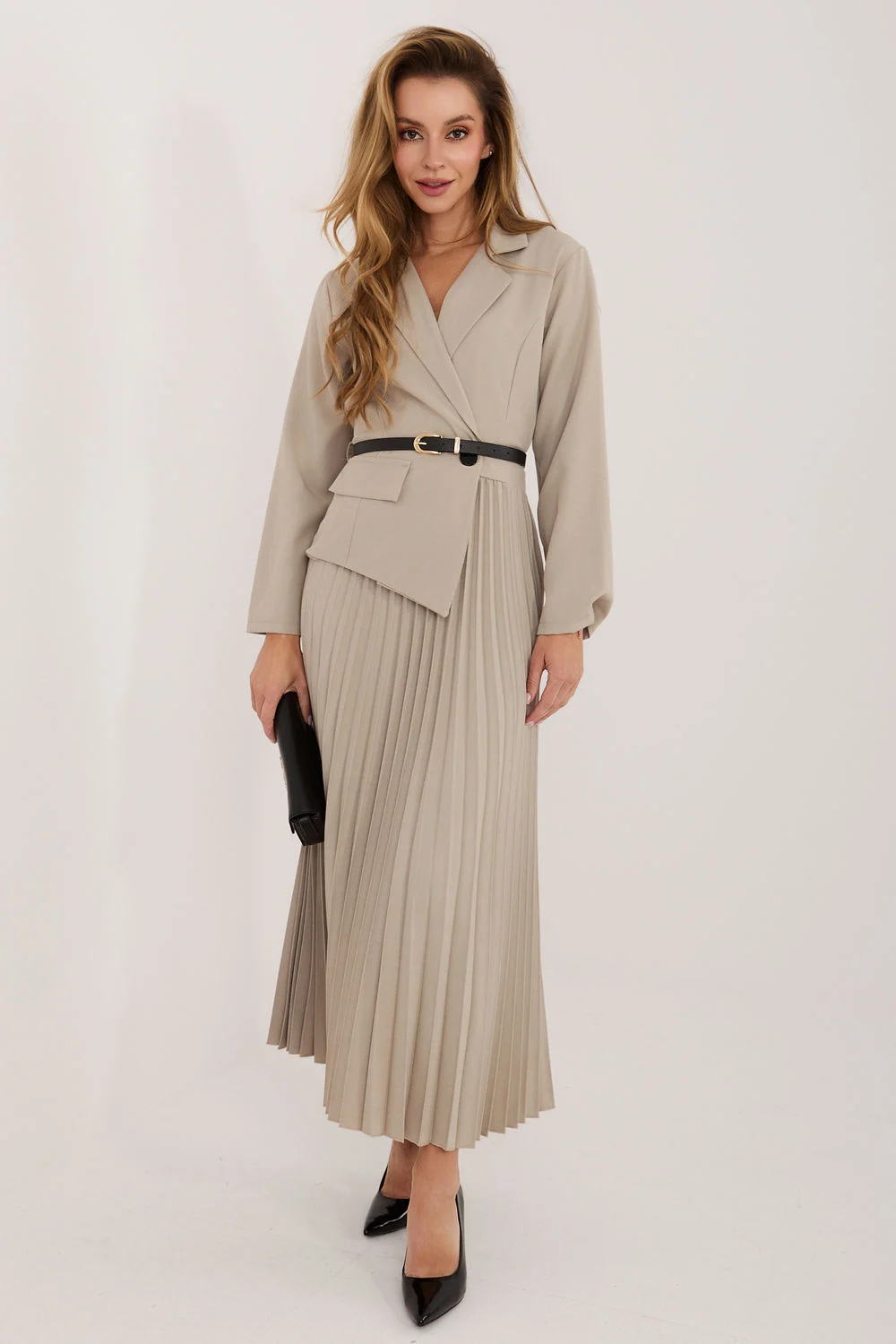 Robe de jour beige