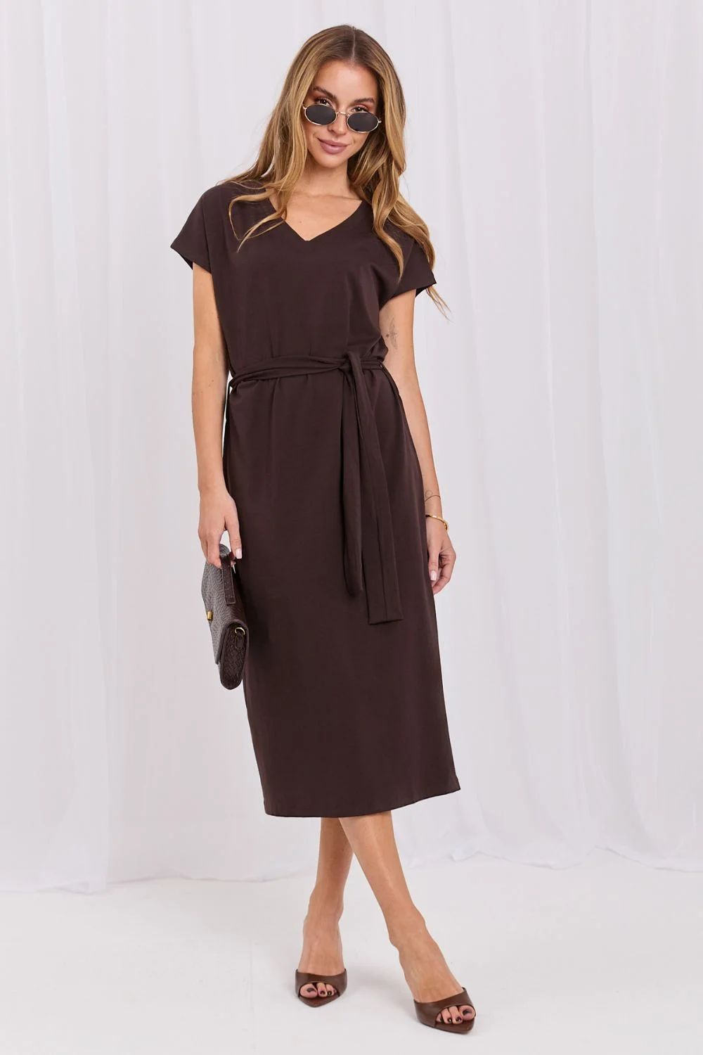 Robe de jour brune – Image 4