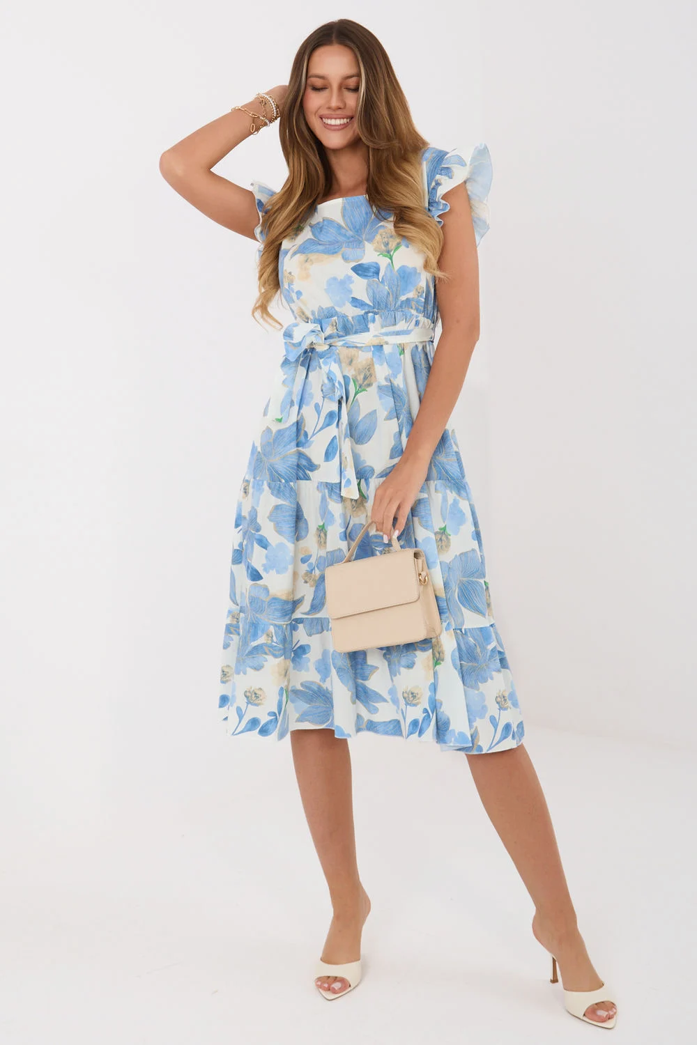 Robe de jour bleue