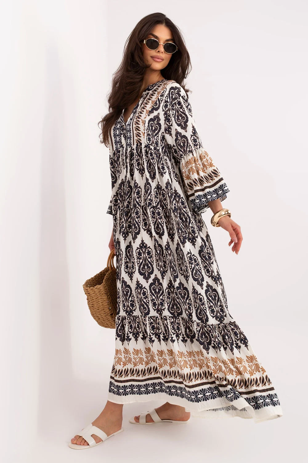 Robe de jour bleue marine – Image 2