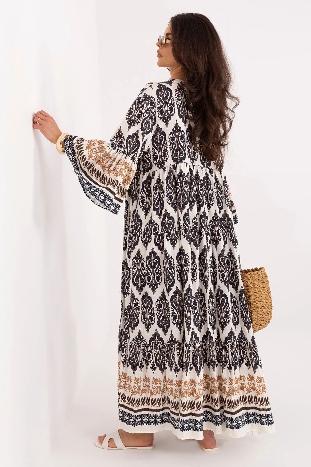 Robe de jour bleue marine – Image 3