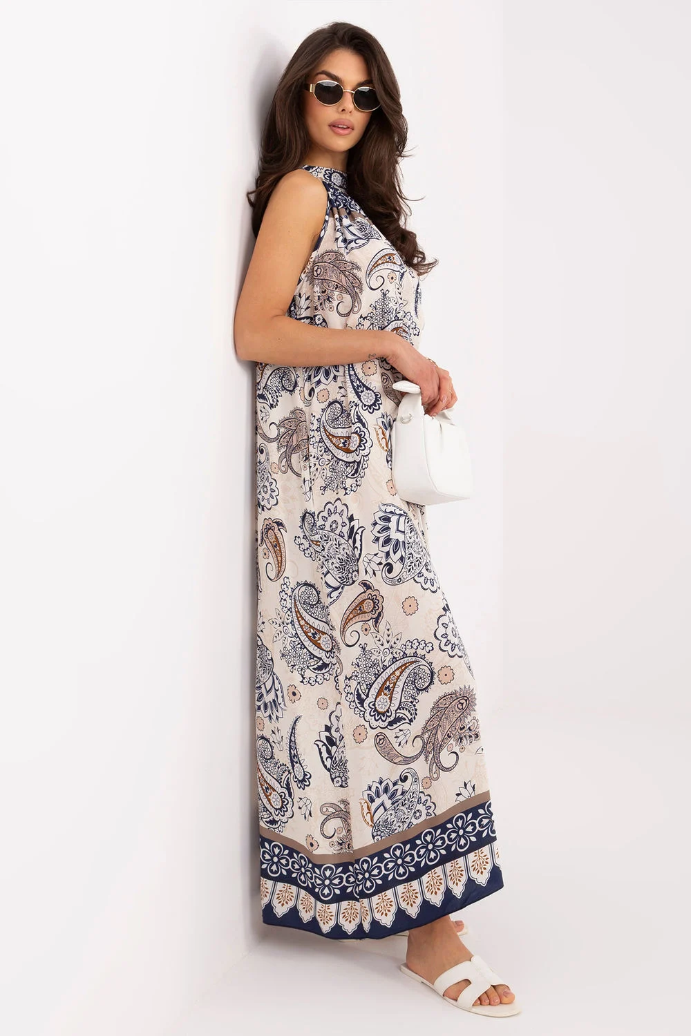 Robe de jour bleue marine – Image 2