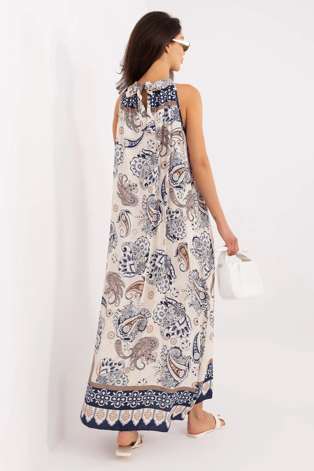 Robe de jour bleue marine – Image 3