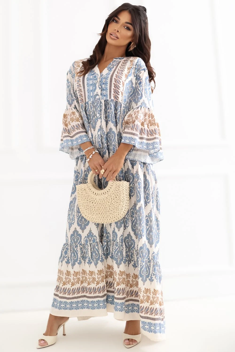 Robe de jour bleue – Image 3