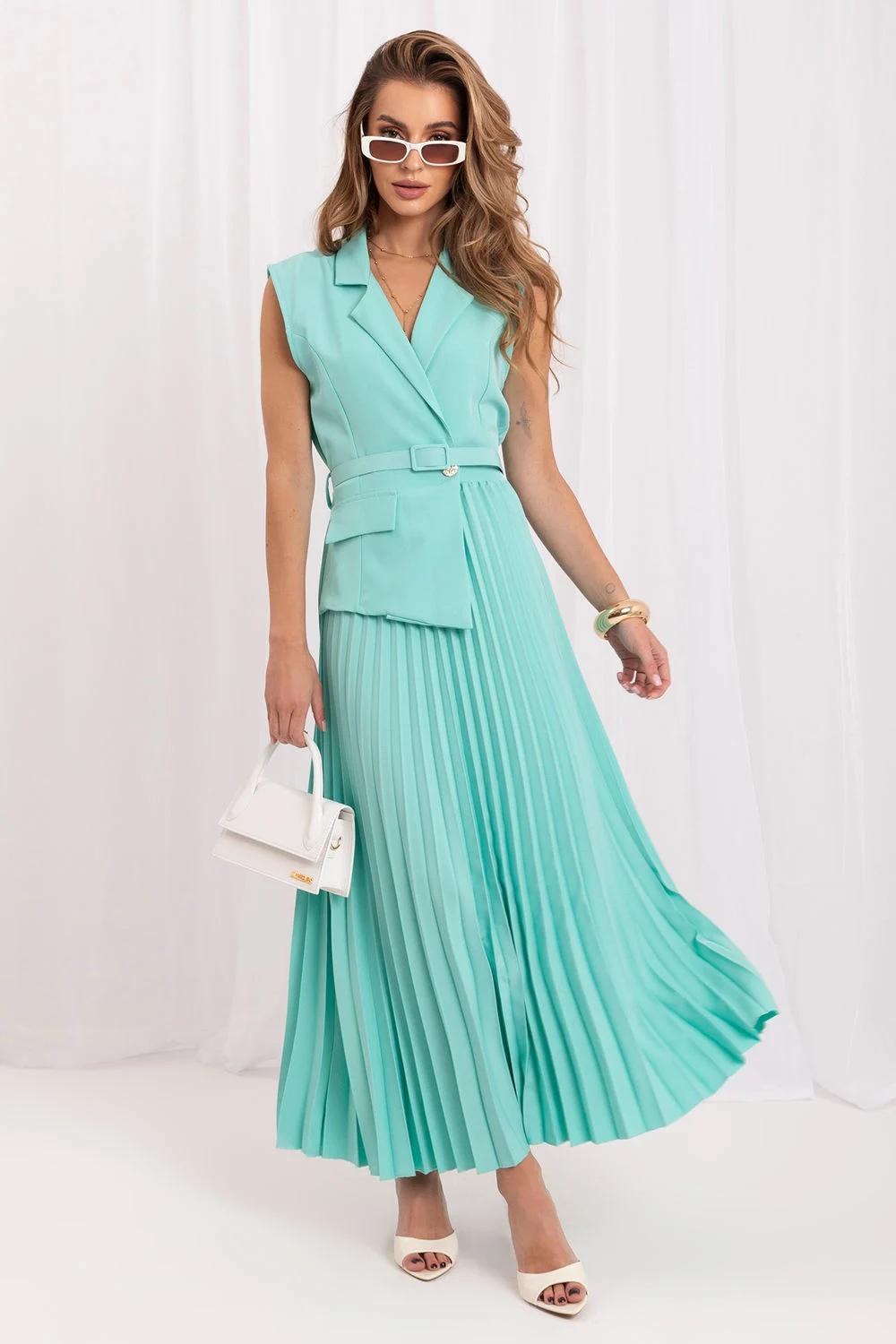 Robe de jour verte