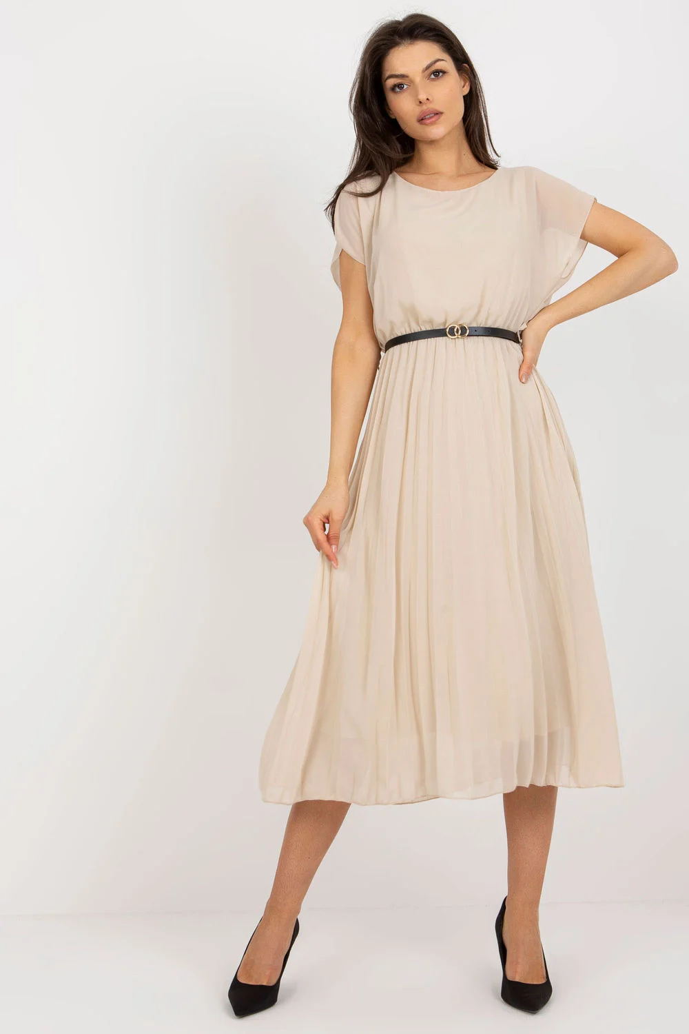 Robe de jour beige