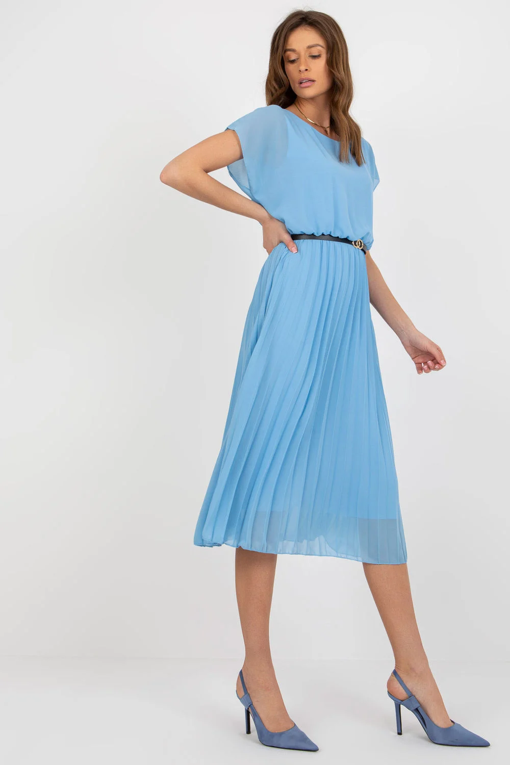 Robe de jour bleue
