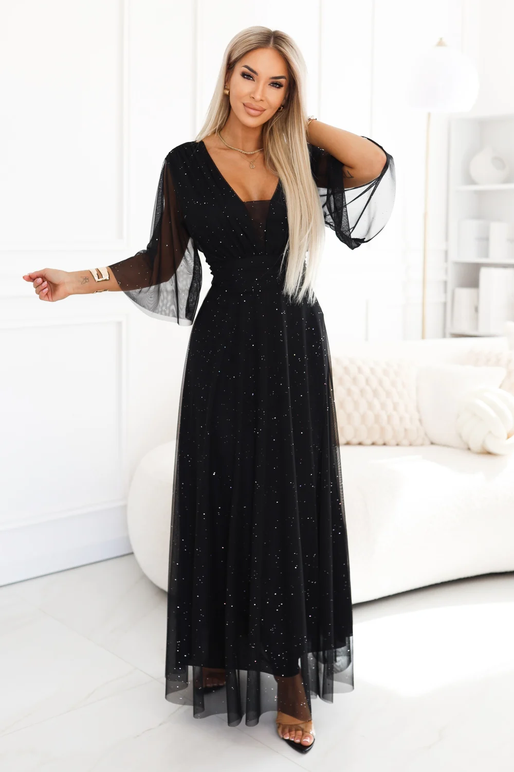 Robe longue noire
