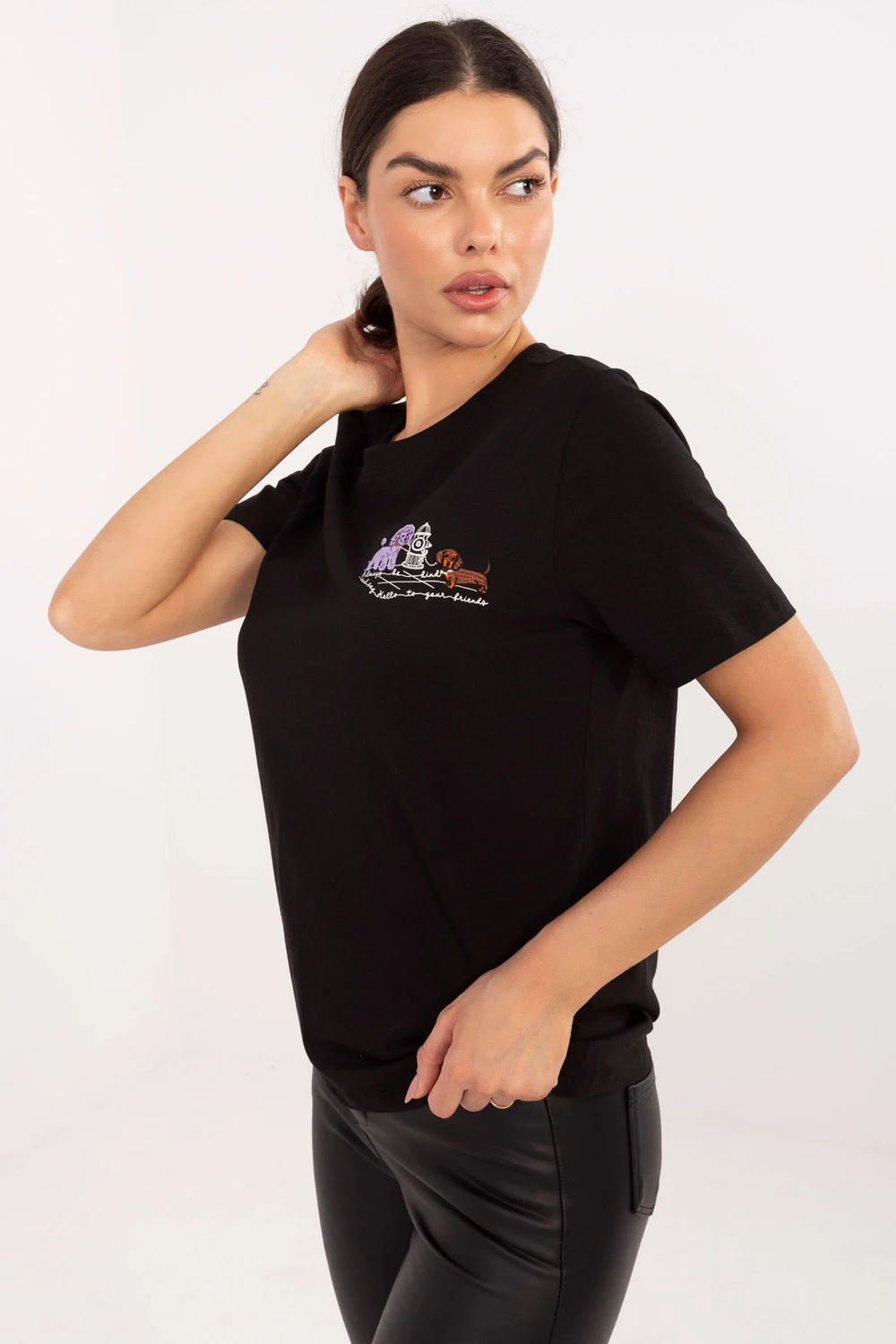 T-shirt noir – Image 4