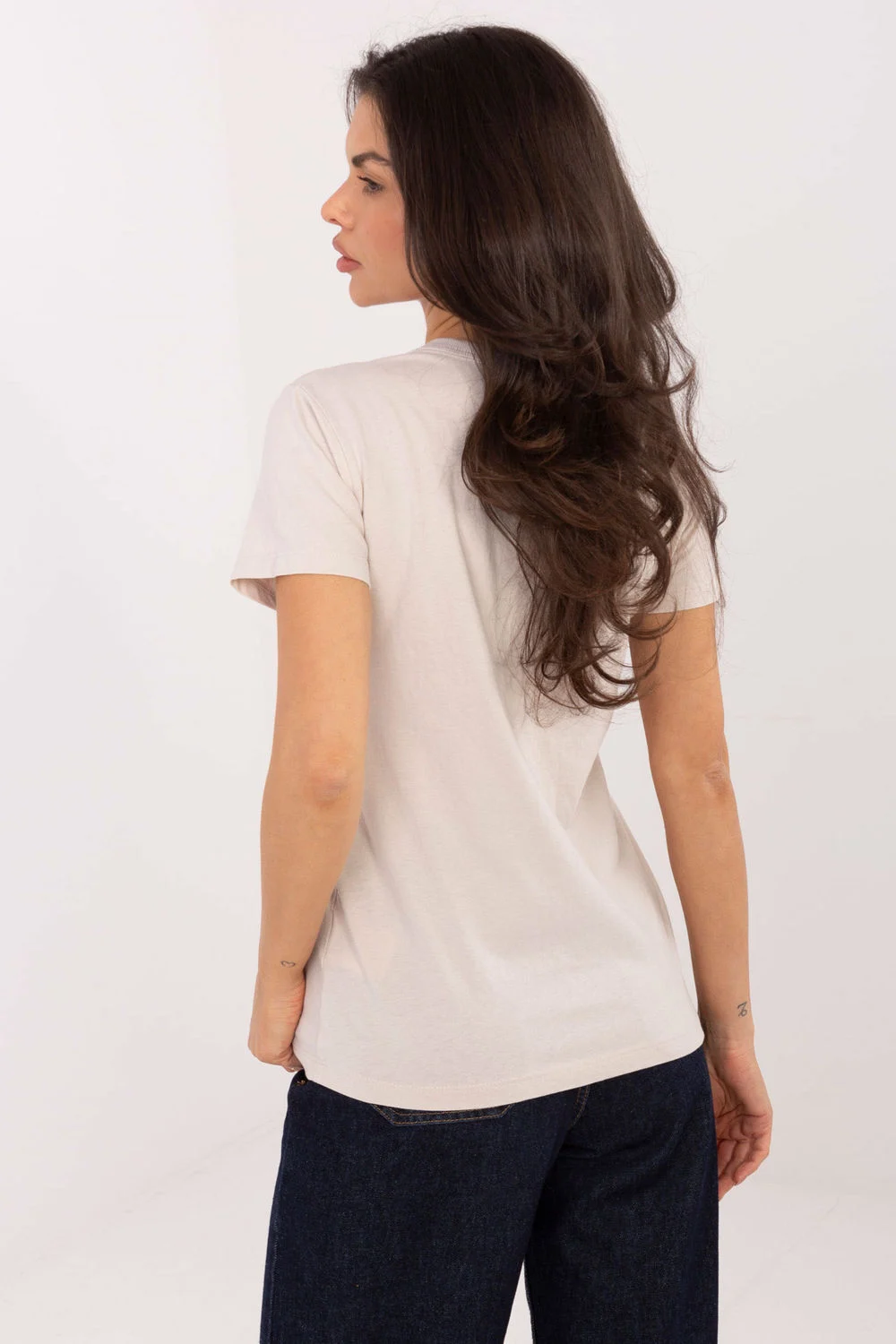 T-shirt beige – Image 3