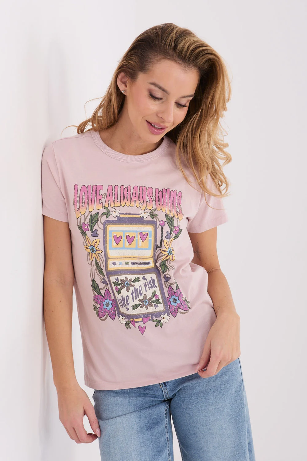 T-shirt rose