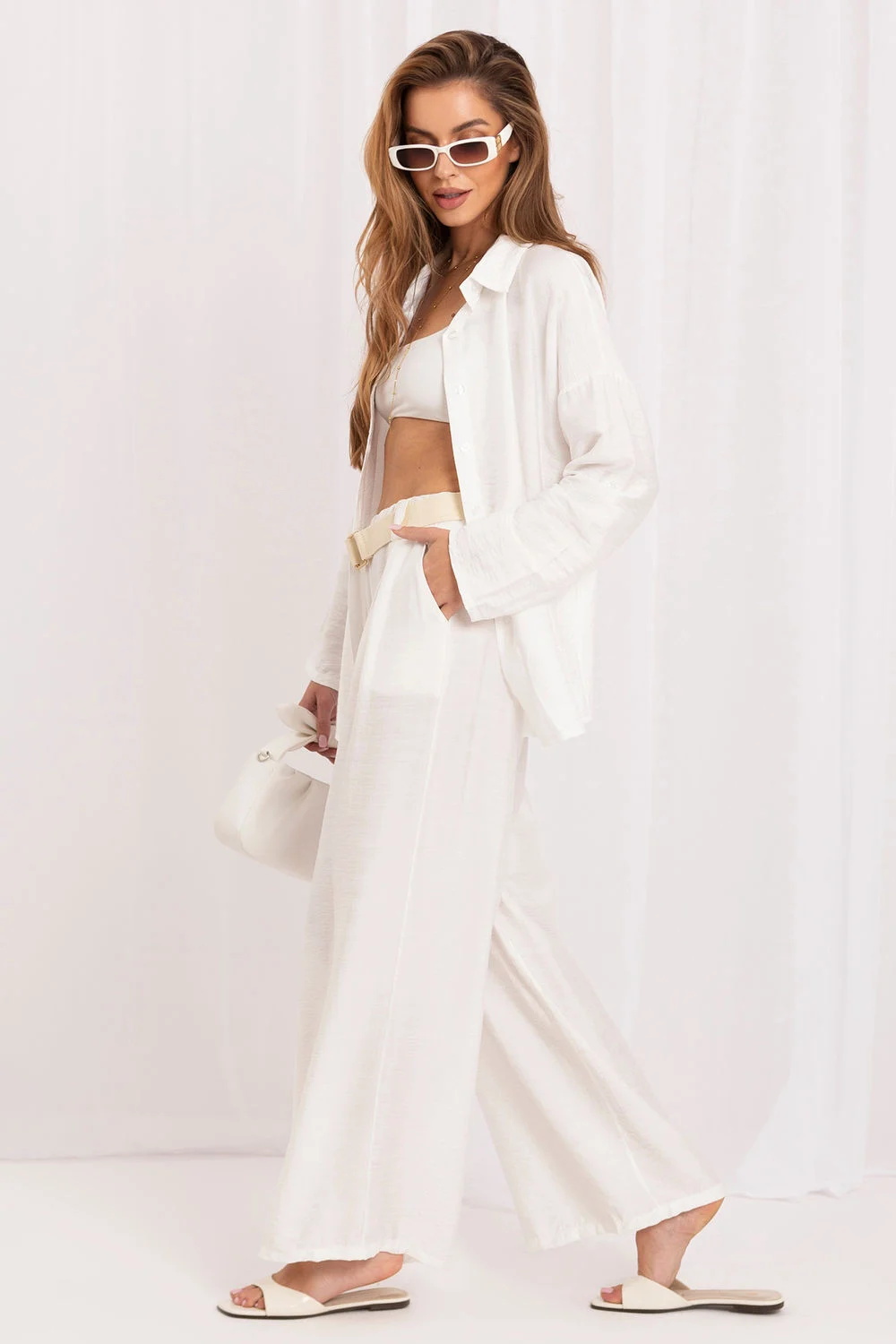 Pantalon femme beige – Image 2