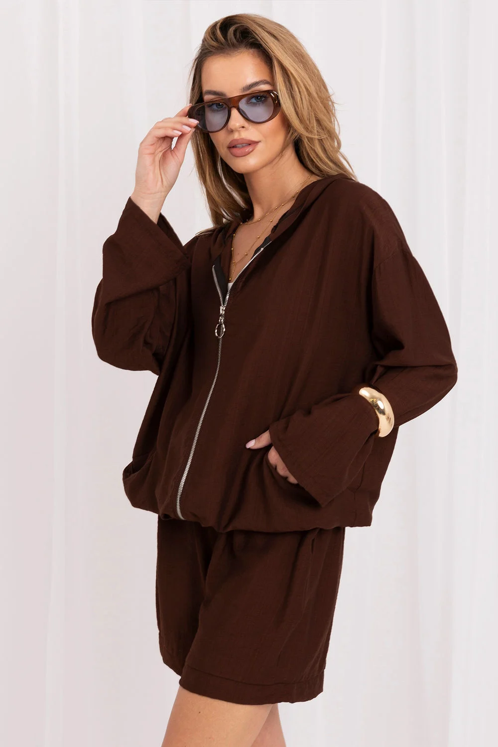 Sweatshirt brun – Image 2
